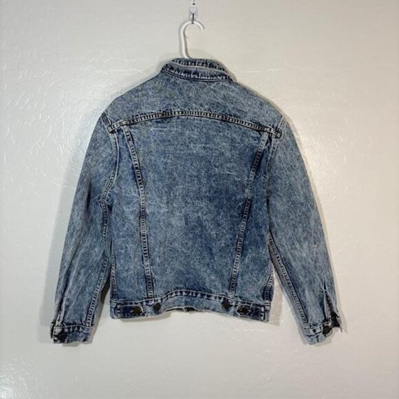 Vintage Georges Marciano Guess Jacket Mens Medium Acid Wash Denim Trucker USA - Picture 8 of 10